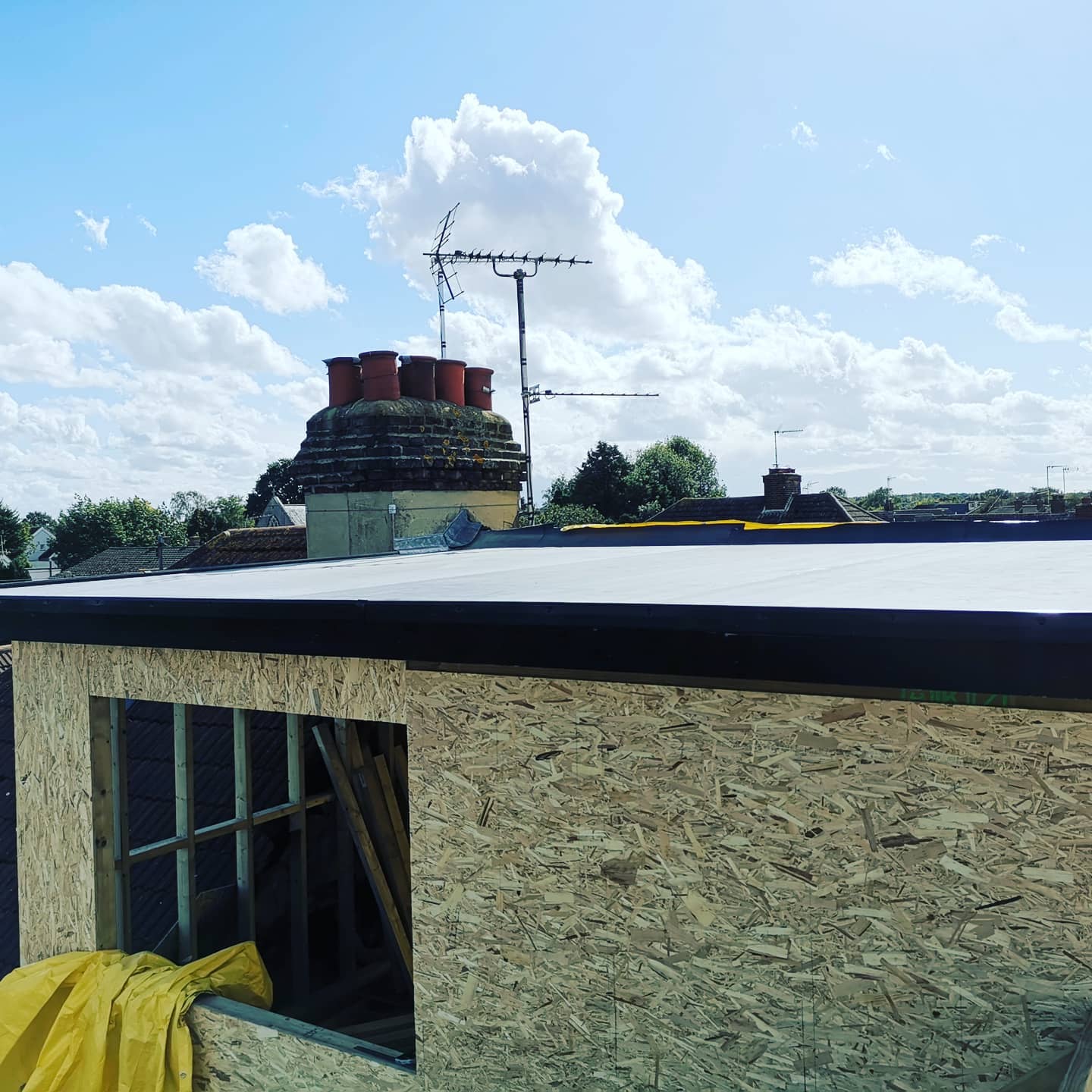 Flat roof installation in Rayleigh, Essex